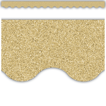 TEACHER CREATED RESOURCES Gold Glitz Scalloped Border Trim