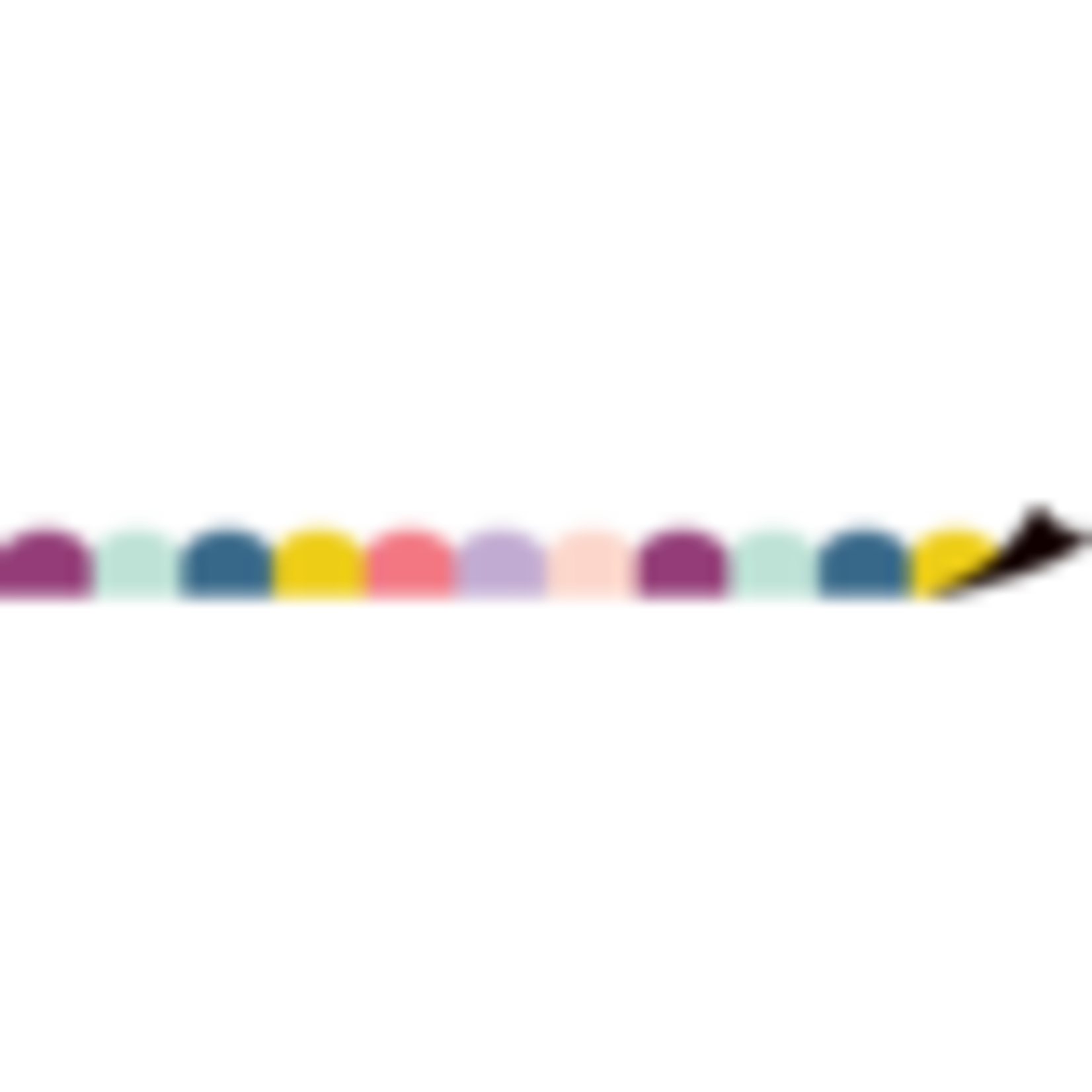 TEACHER CREATED RESOURCES Oh Happy Day Scalloped Magnetic Border
