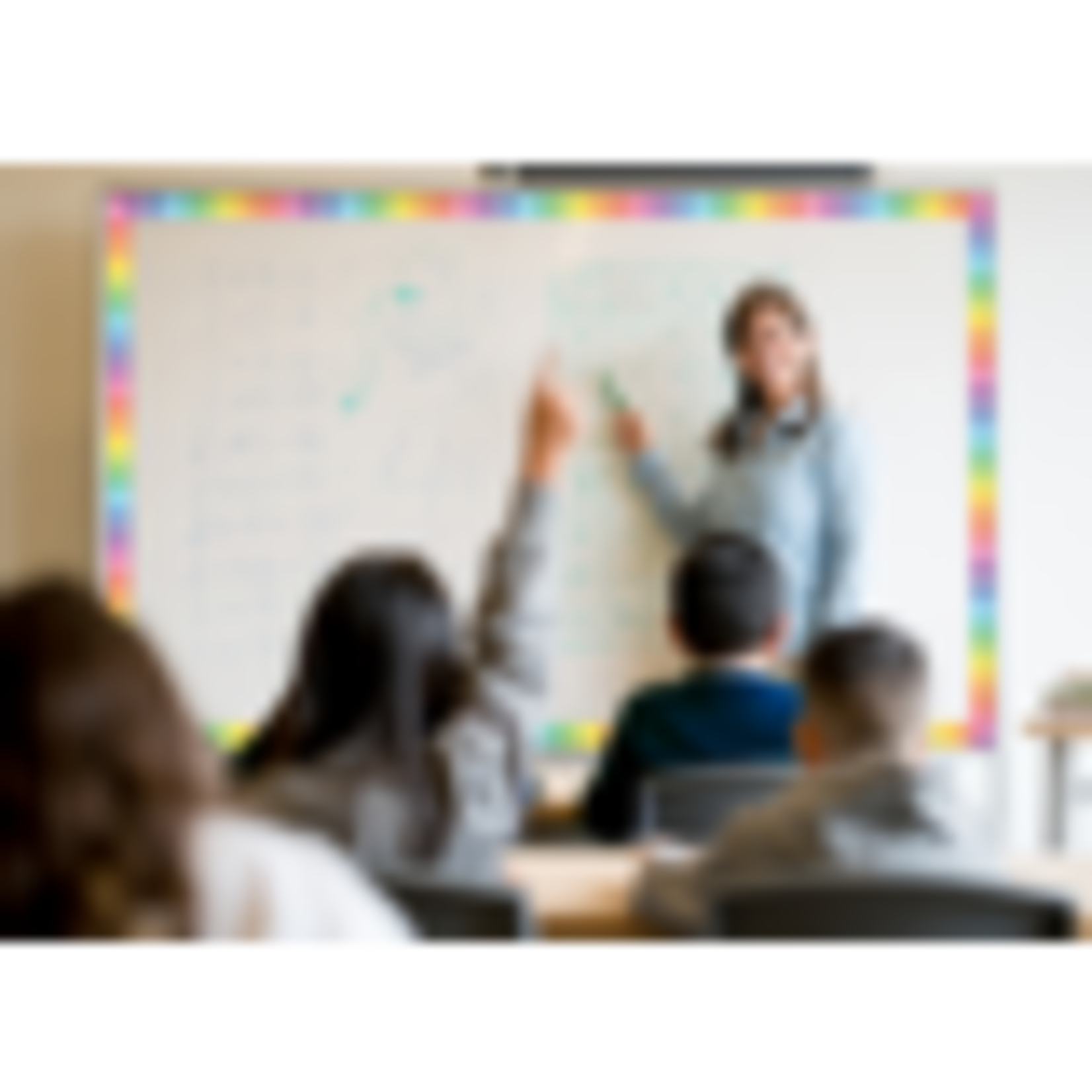 TEACHER CREATED RESOURCES Colorful Stripes Magnetic Border