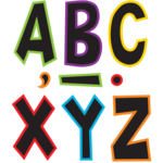 TEACHER CREATED RESOURCES Electric Bright 7" Fun Font Letters