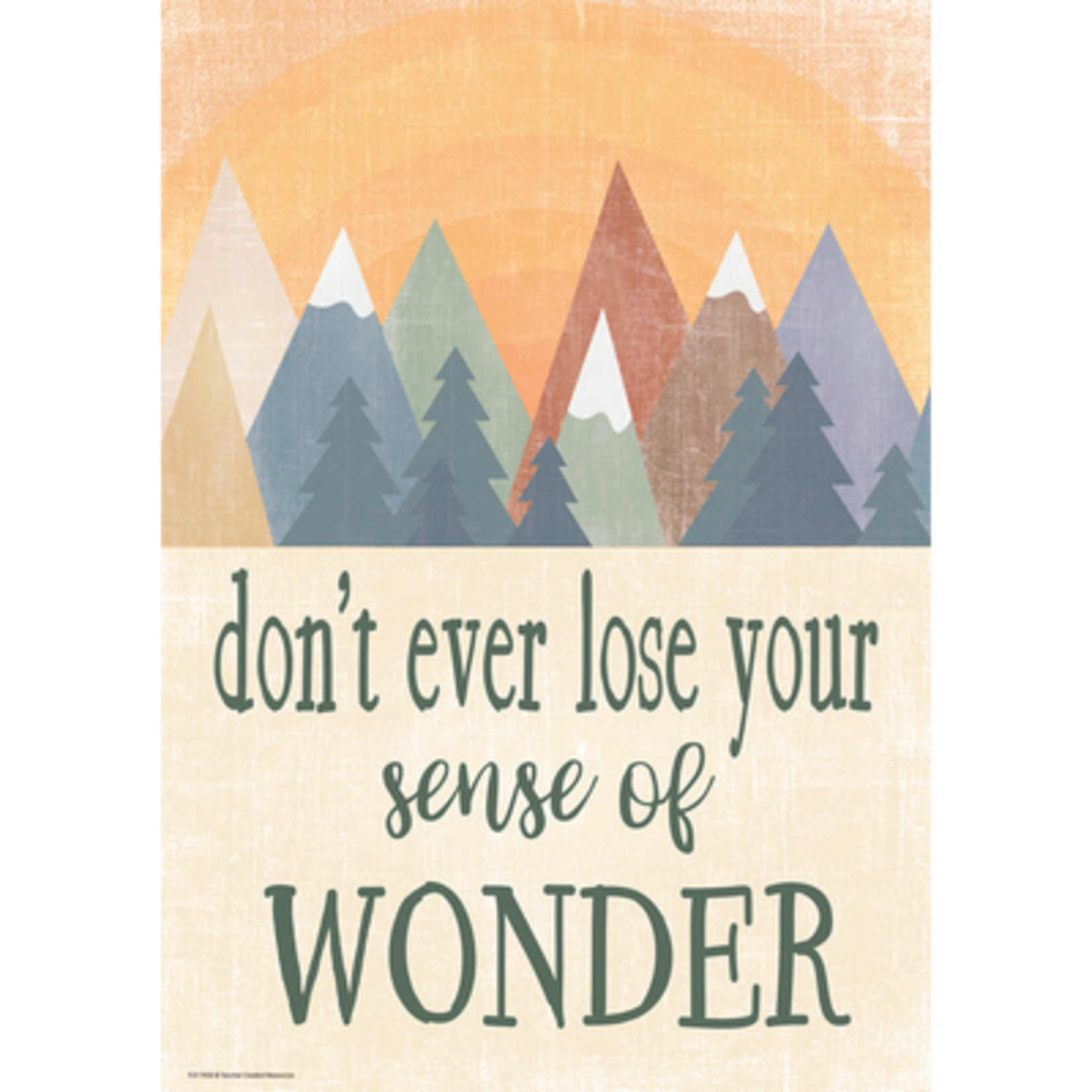 TEACHER CREATED RESOURCES Moving Mountains Don’t Ever Lose Your Sense of Wonder Positive Poster