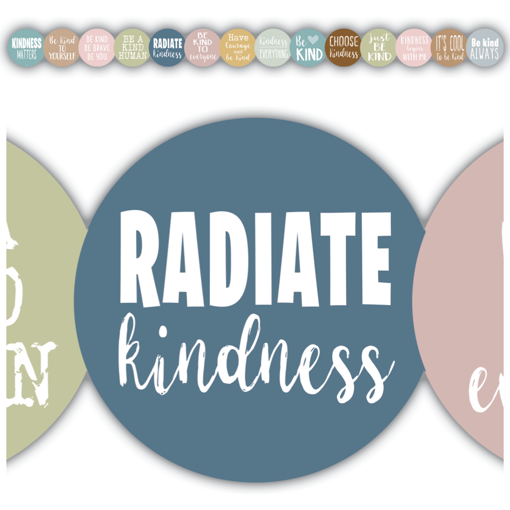 TEACHER CREATED RESOURCES Everyone is Welcome Kindness Die-Cut Border Trim