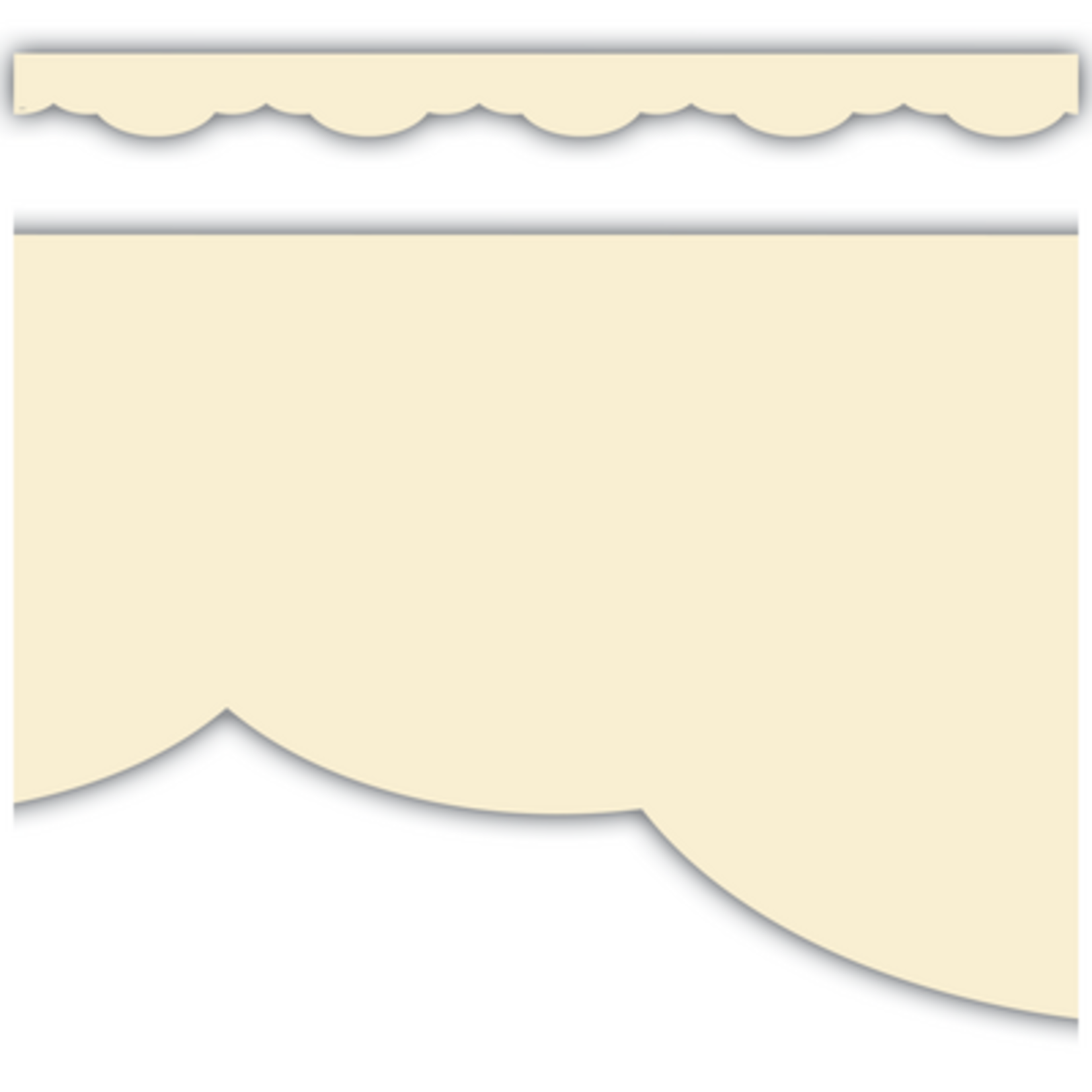 TEACHER CREATED RESOURCES Creme Brulee Fancy Scallops Border Trim