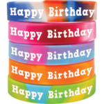 TEACHER CREATED RESOURCES Tie-Dye Happy Birthday Wristbands