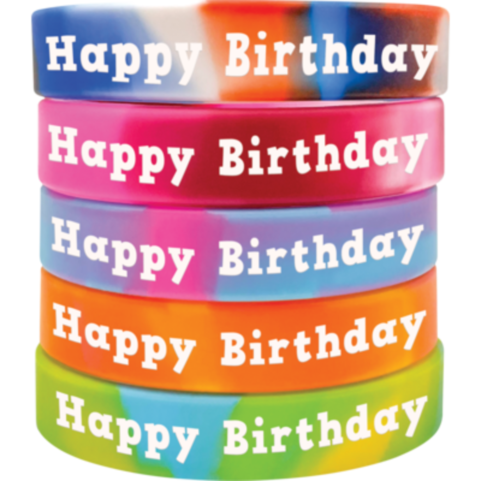 TEACHER CREATED RESOURCES Tie-Dye Happy Birthday Wristbands