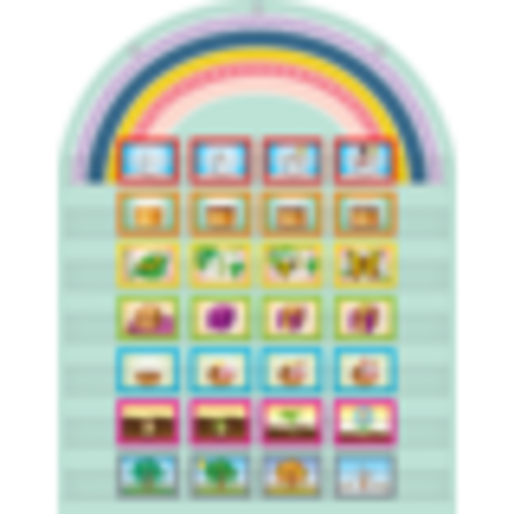 TEACHER CREATED RESOURCES Oh Happy Day Rainbow 7 Pocket Chart