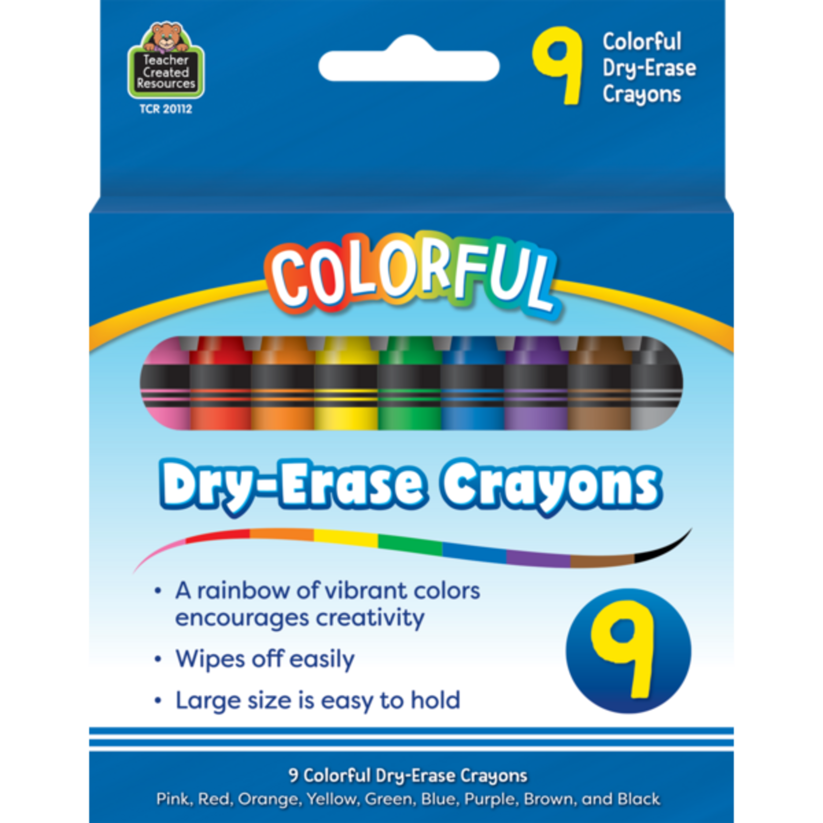 TEACHER CREATED RESOURCES Colorful Dry-Erase Crayons