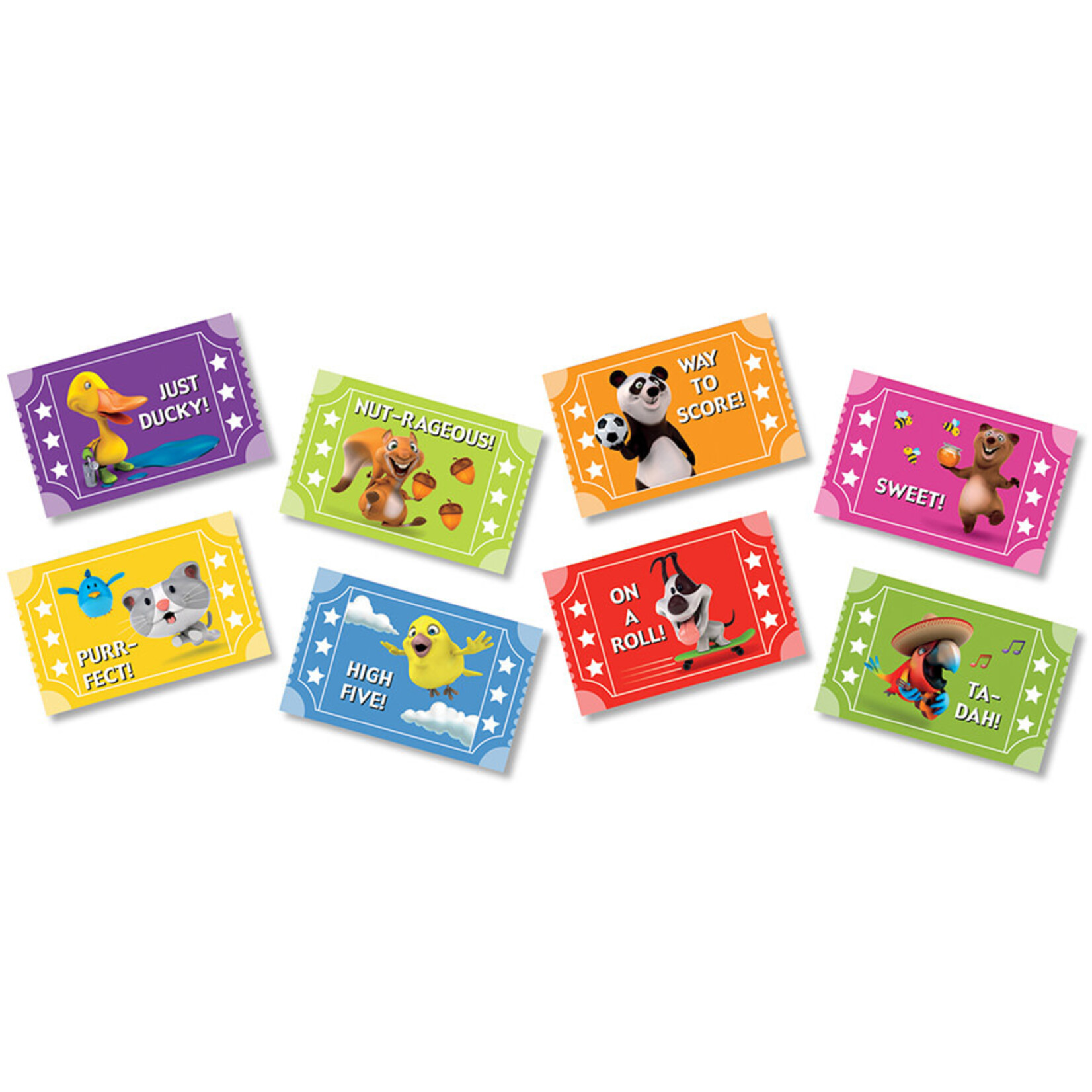 NORTH STAR TEACHER RESOURCES Affirmations Reward Tickets (128 ct)