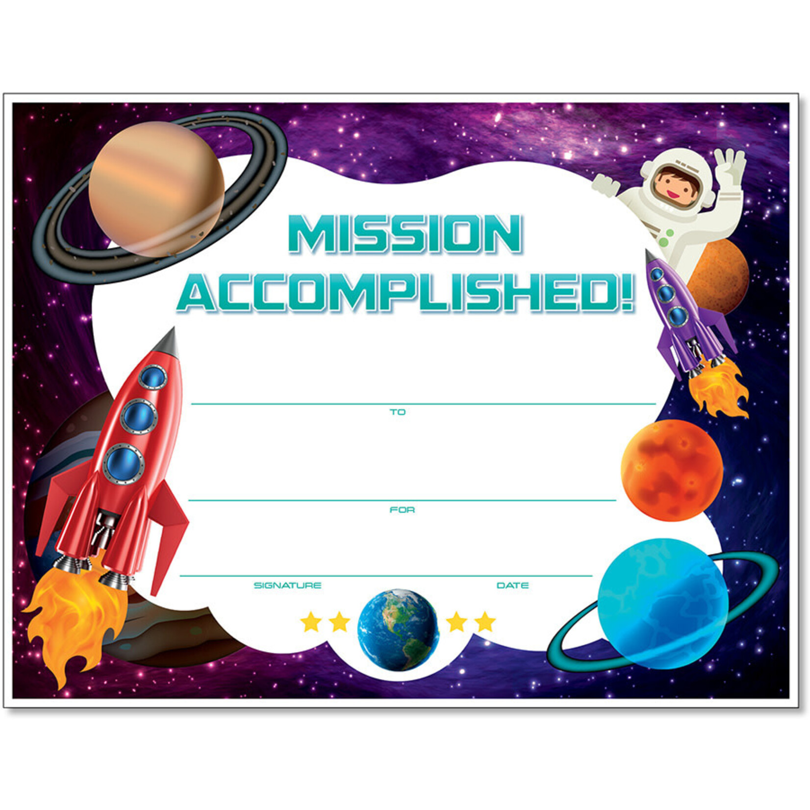 NORTH STAR TEACHER RESOURCES Mission Accomplished Awards