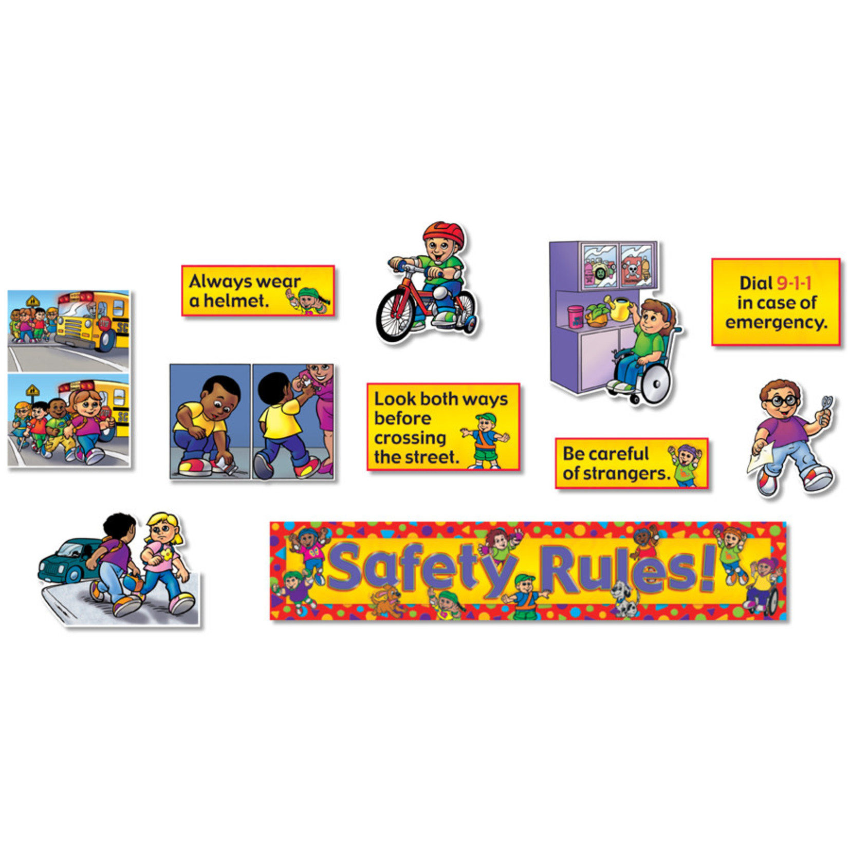 NORTH STAR TEACHER RESOURCES Safety Rules! Bulletin Board Set