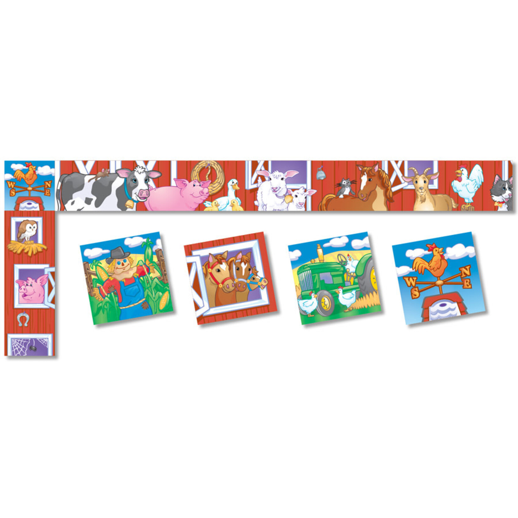 NORTH STAR TEACHER RESOURCES Farm Animals Trimmer