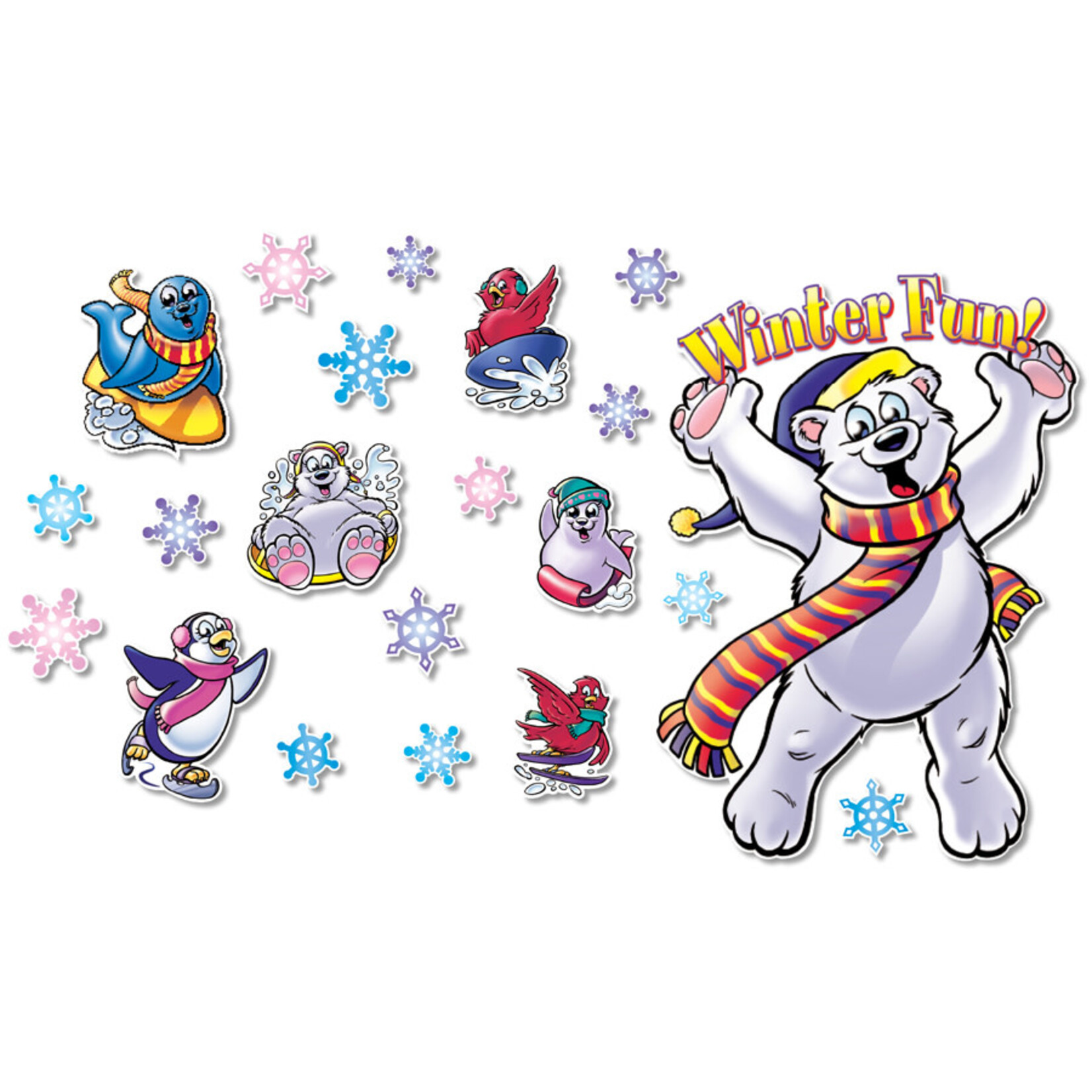 NORTH STAR TEACHER RESOURCES Winter Fun! Bulletin Board Set