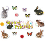 NORTH STAR TEACHER RESOURCES Spring Friends Mini Bulletin Board