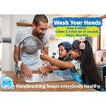ASHLEY INCORPORATED Smart Poly Poster - Healthy Bubbles Handwashing Keeps Everybody Healthy 13" X 9.5"