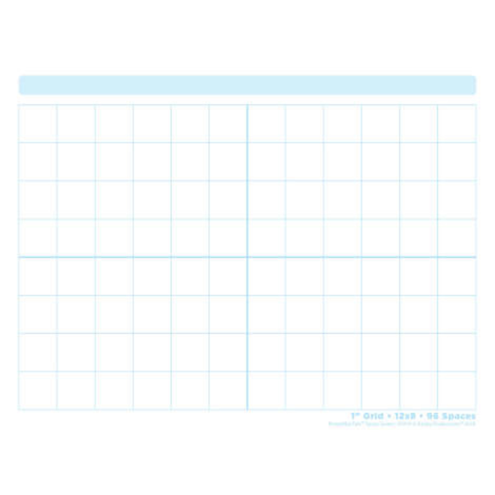 ASHLEY INCORPORATED 1" Grid Blocks, Space Savers, PosterMat Pals®, 13" X 9.5" Smart Poly®, Single Sided