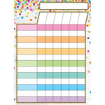 ASHLEY INCORPORATED Smart Poly Confetti Style Incentive Chart 13" X 9.5"