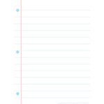 ASHLEY INCORPORATED Smart Poly Poster - White Notebook Paper 13" X 9.5"