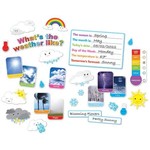 ASHLEY INCORPORATED Smart Poly® Mini Bulletin Board Set, Weather
