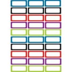 ASHLEY INCORPORATED Magnetic Die-Cut Small Foam Nameplates & Labels, 30 Pcs, Solid Assorted Colors