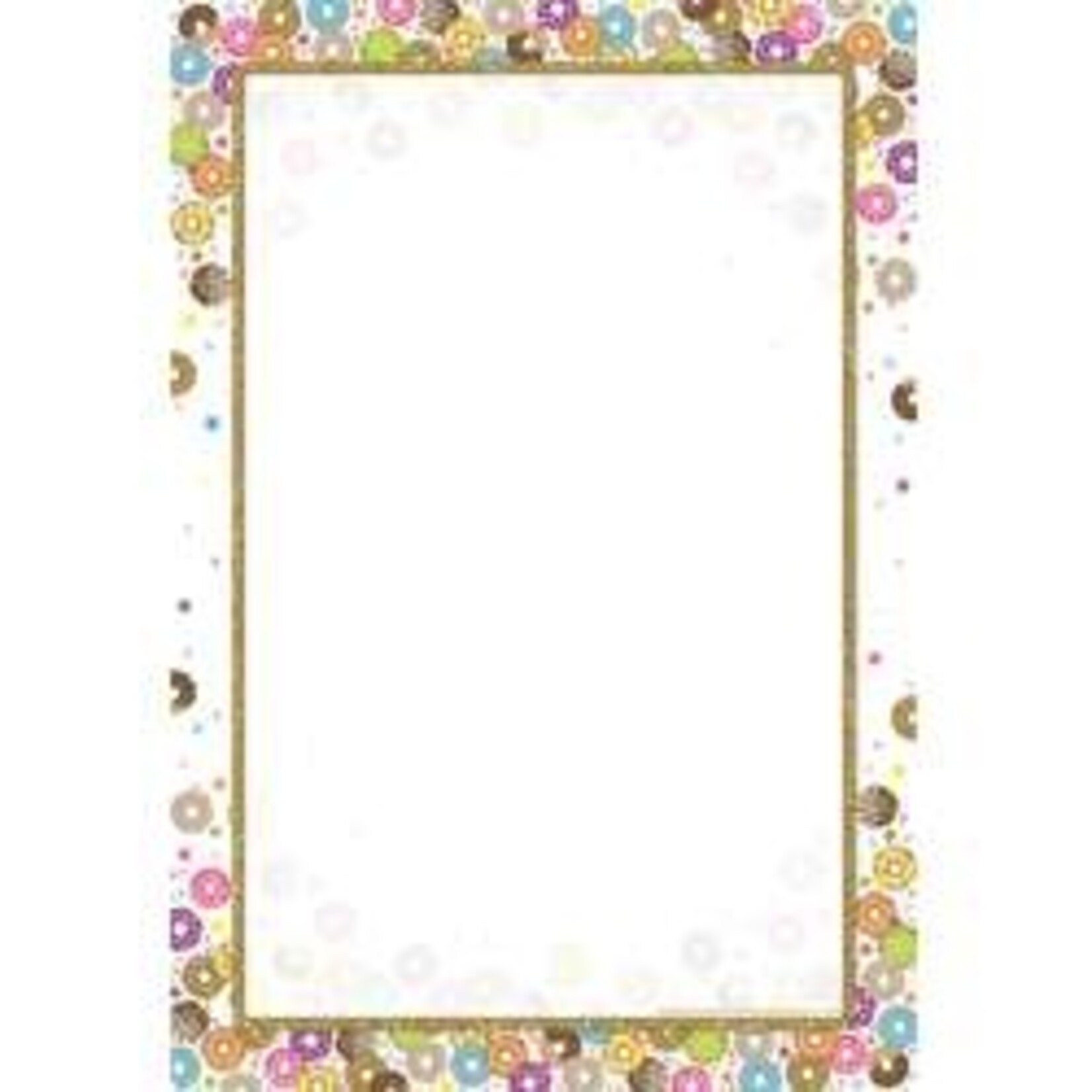 ASHLEY INCORPORATED Smart Poly Chart DonutFetti Blank 13" X 19"