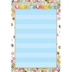 ASHLEY INCORPORATED Smart Poly Chart DonutFetti Class Schedule 13" X 19"