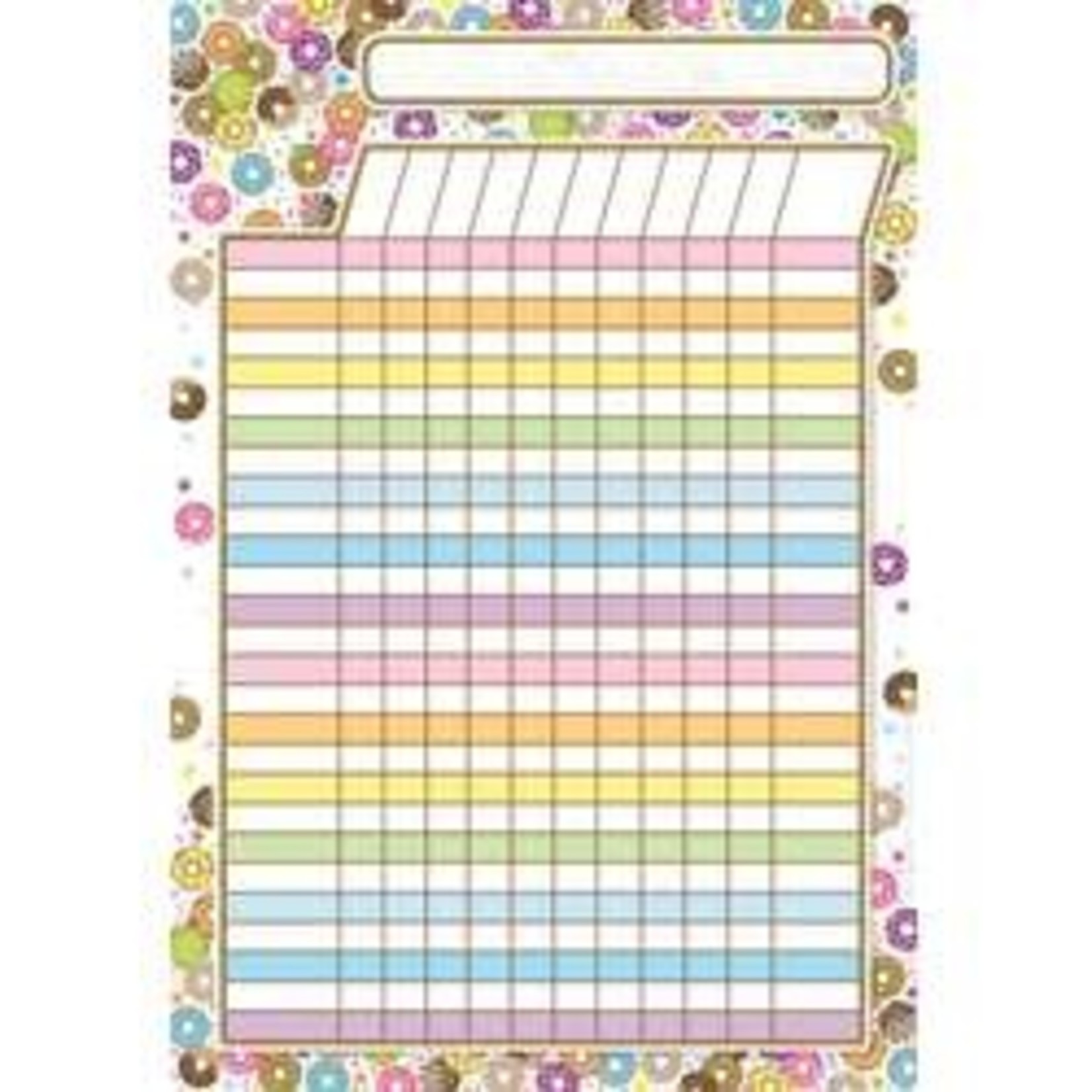 ASHLEY INCORPORATED Smart Poly® DonutFetti® Incentive Chart 13" X 19"