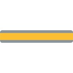 ASHLEY INCORPORATED Double Wide Sentence Reading Guide Strip, Goldenrod