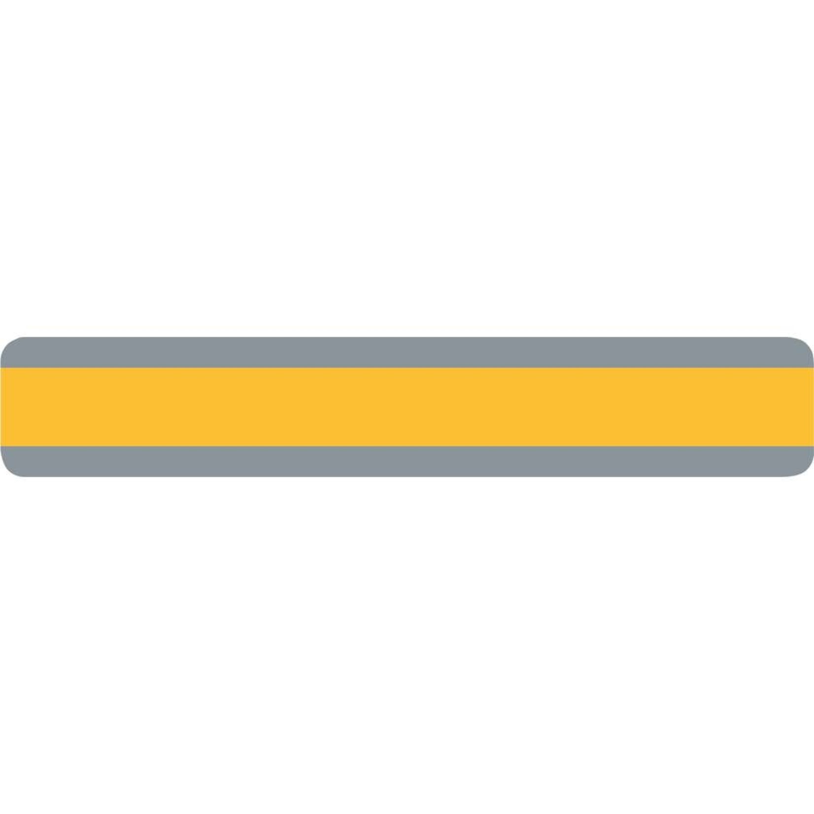 ASHLEY INCORPORATED Double Wide Sentence Reading Guide Strip, Goldenrod