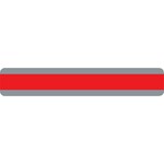 ASHLEY INCORPORATED Double Wide Sentence Reading Guide Strip, Red