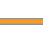 ASHLEY INCORPORATED Double Wide Sentence Reading Guide Strip, Orange