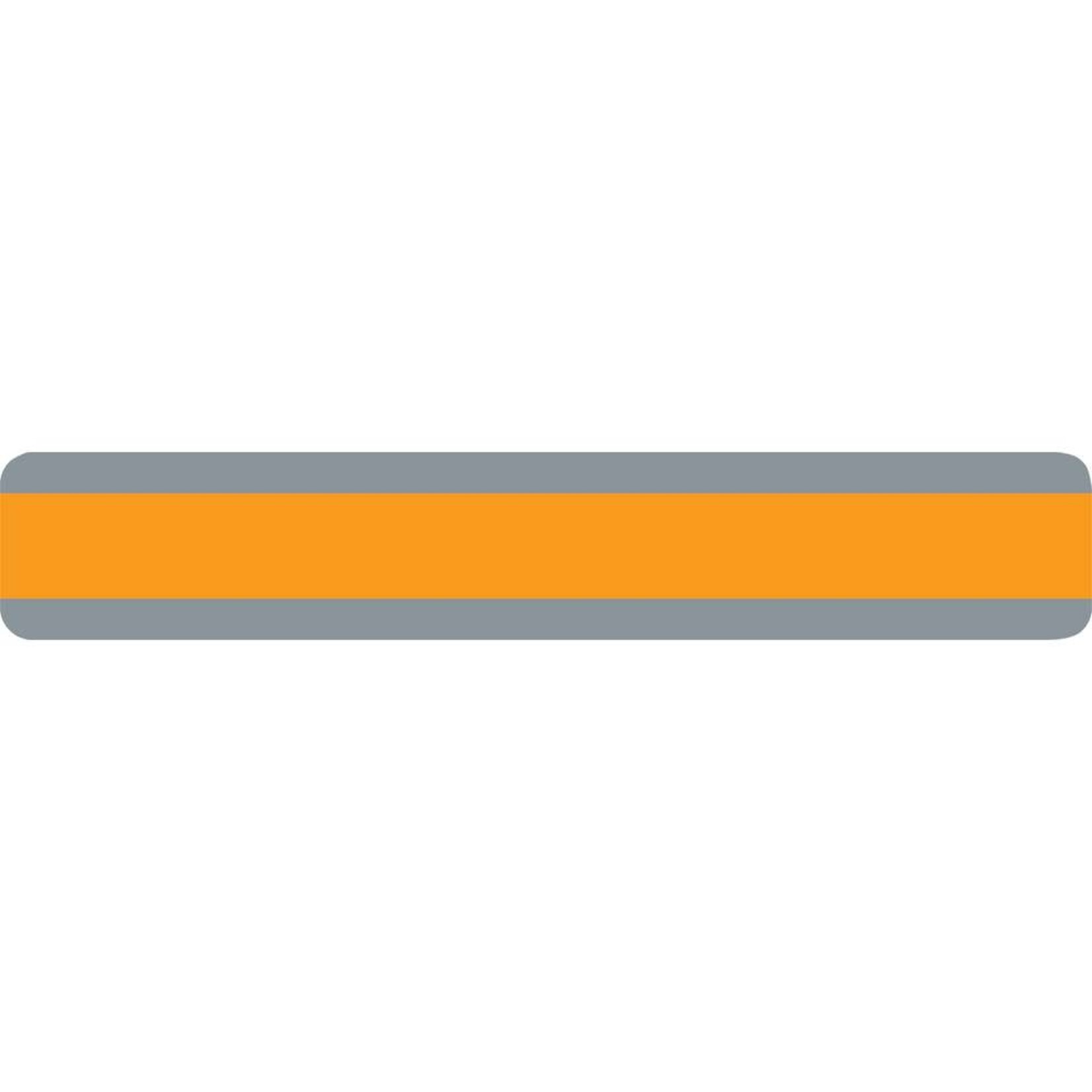 ASHLEY INCORPORATED Double Wide Sentence Reading Guide Strip, Orange