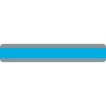 ASHLEY INCORPORATED Double Wide Sentence Reading Guide Strip, Blue