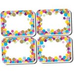 ASHLEY INCORPORATED 10 Pack Non-Magnetic Mini Whiteboard Erasers, Confetti