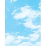 ASHLEY INCORPORATED Smart Poly Chart 17"X22", Clouds