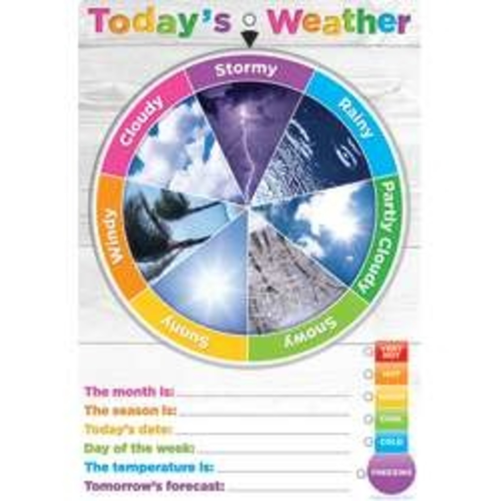 ASHLEY INCORPORATED Smart Poly® Weather Smart Wheel® With Grommett 13"X19", English