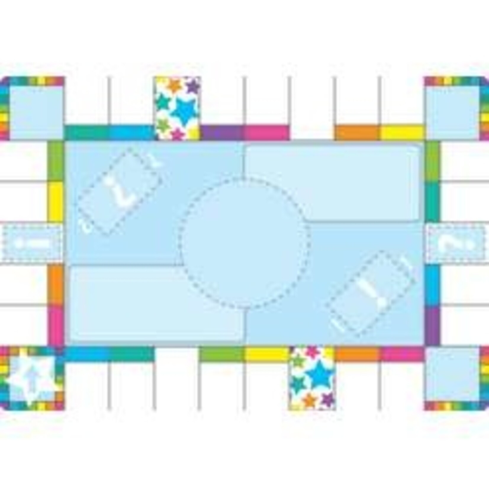 ASHLEY INCORPORATED Smart Poly® Chart 13"X19", Game Board Squares