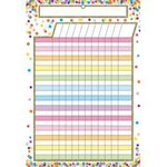 ASHLEY INCORPORATED Smart Poly Chart 13"X19", Confetti Incentive *Grommett