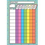 ASHLEY INCORPORATED Smart Poly Chart 13"X19", Emoji Chores *Grommett