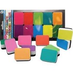 ASHLEY INCORPORATED 10 Pack Magnetic Mini Whiteboard Erasers, Assorted Color