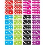 ASHLEY INCORPORATED Math Die-Cut Magnets, Dominoes