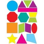 ASHLEY INCORPORATED Math Die-Cut Magnets, Shapes