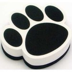 ASHLEY INCORPORATED Magnetic Whiteboard Eraser, Black Paw