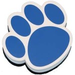 ASHLEY INCORPORATED Magnetic Whiteboard Eraser, Blue Paw