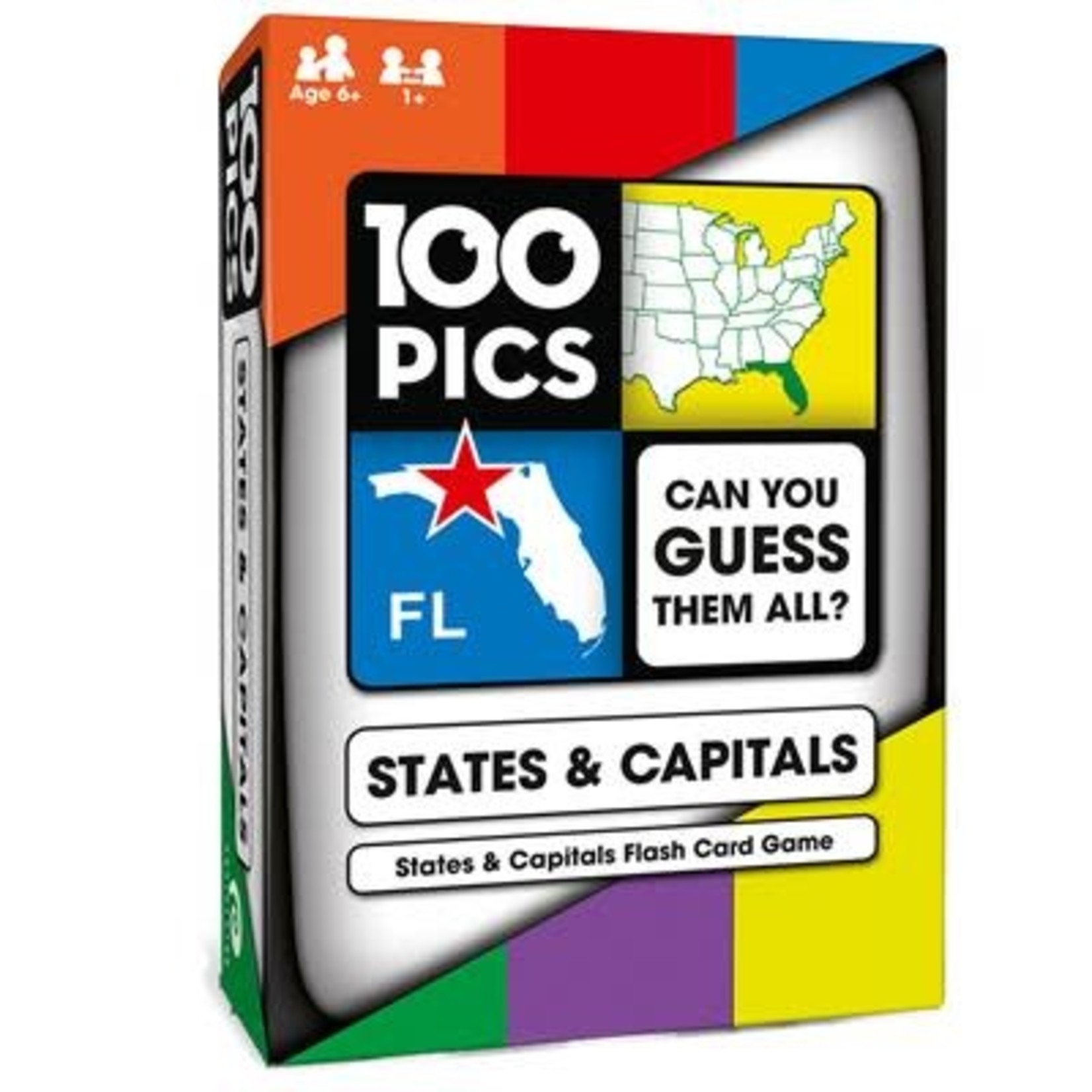 ASMODEE 100 PICS US States and Capitals