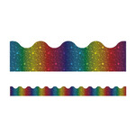 CARSON DELLOSA PUBLISHING CO Rainbow Foil Scalloped Borders