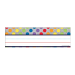 CARSON DELLOSA PUBLISHING CO Rainbow Dots on Glitter Nameplates