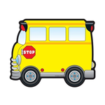 CARSON DELLOSA PUBLISHING CO School Buses Cut-Outs