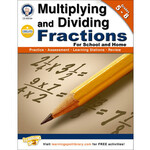 CARSON DELLOSA PUBLISHING CO Multiplying and Dividing Fractions Workbook Grade 5-8 Paperback
