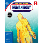 CARSON DELLOSA PUBLISHING CO 100+ Series Human Body Workbook Grade 5-8
