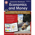 CARSON DELLOSA PUBLISHING CO Interactive Notebook: Economics and Money Resource Book Grade 5-8
